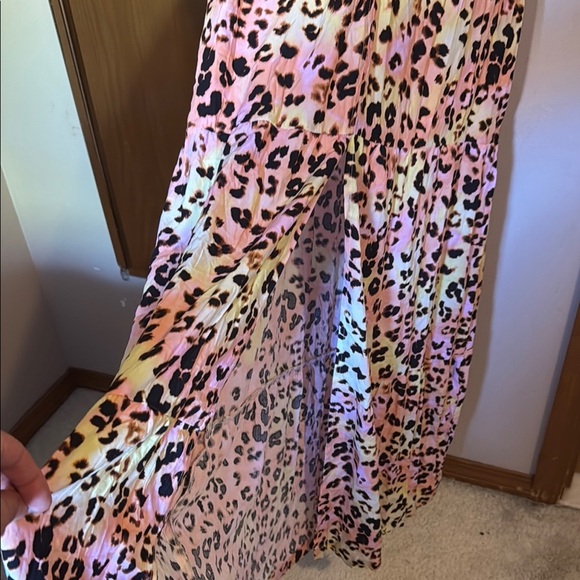 Bar III Pink and Black Swim Coverup - Picture 5 of 7